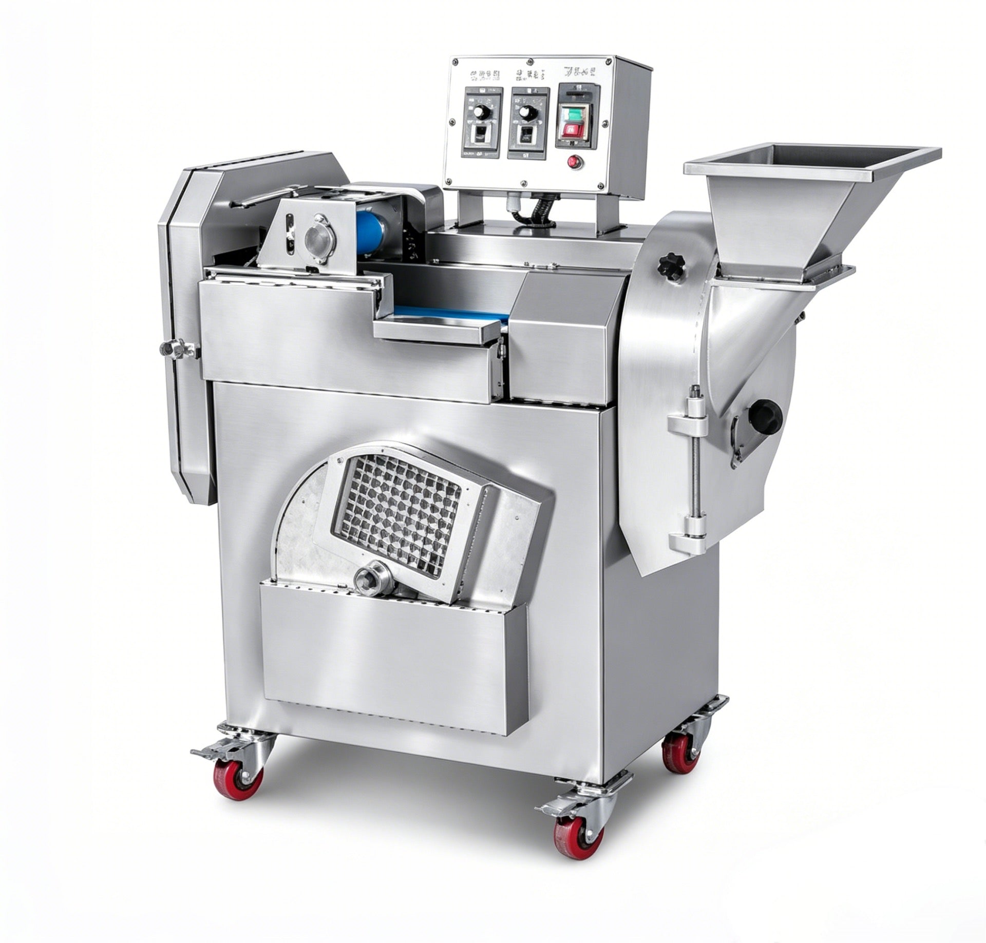 KONBRIT YQC830 Industrial Double-Head Vegetable Cutter | Multi-Function Dual-Inverter - Industrial Food Machinery by KONBRIT - Image 1