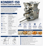 Commercial Automatic Dumpling Making Machine Model 150 | KONBRIT