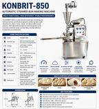 Commercial Automatic Bun and Pie Making Machine | KONBRIT