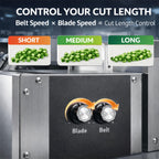 KONBRIT Model 30 Desktop Industrial Vegetable Cutter | Multi-Function Food Prep - Industrial Food Machinery by KONBRIT - Image 4