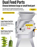 KONBRIT 180 Industrial Bulb Vegetable Cutter | Slicing, Shredding & Dicing - Industrial Food Machinery by KONBRIT - Image 2
